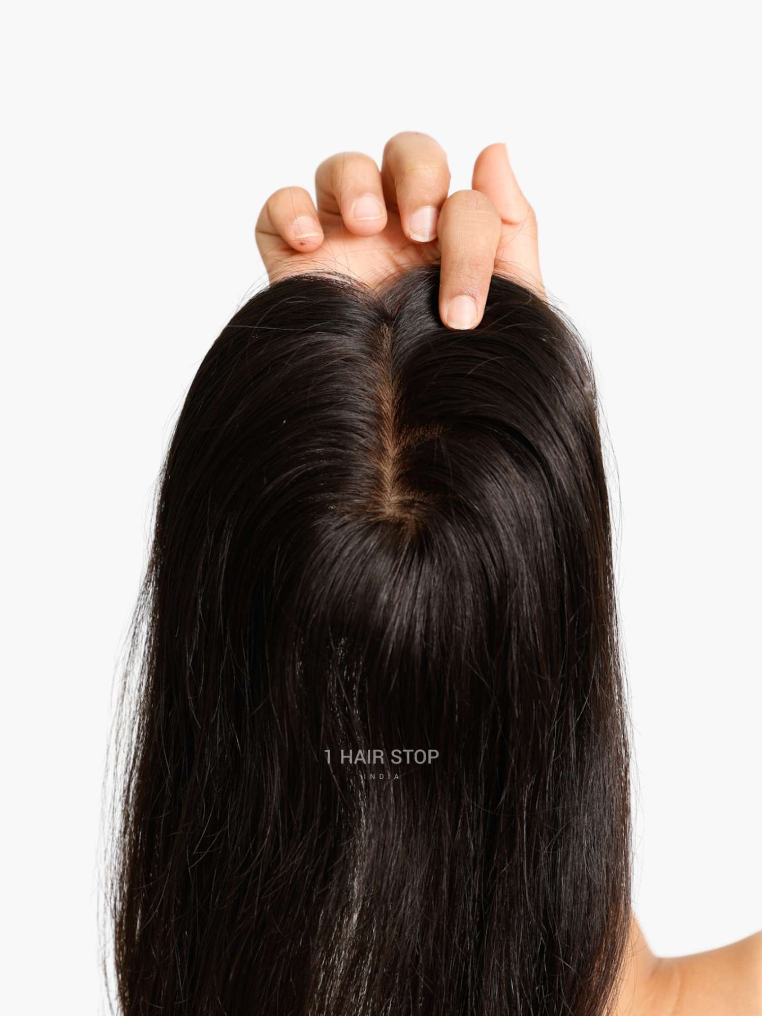 4x4" Silk Hair Topper - Image 2