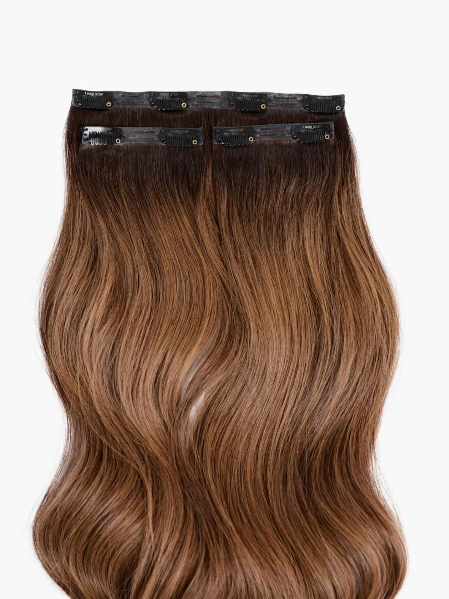 Chestnut Blend - Seamless 3 Set Clip-in Extensions - Image 5