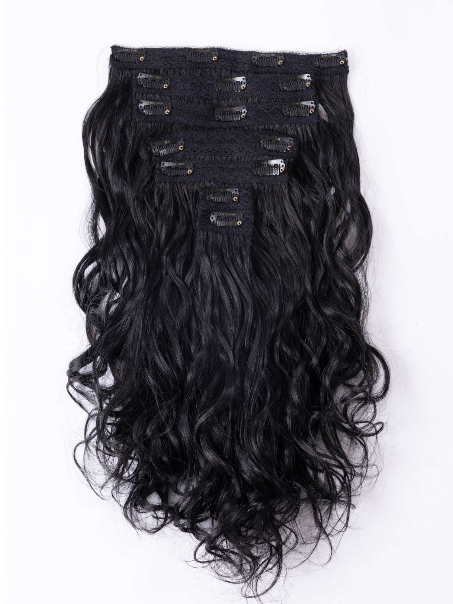 Classic 7 Set Clip-in Extensions - Wavy - Image 5