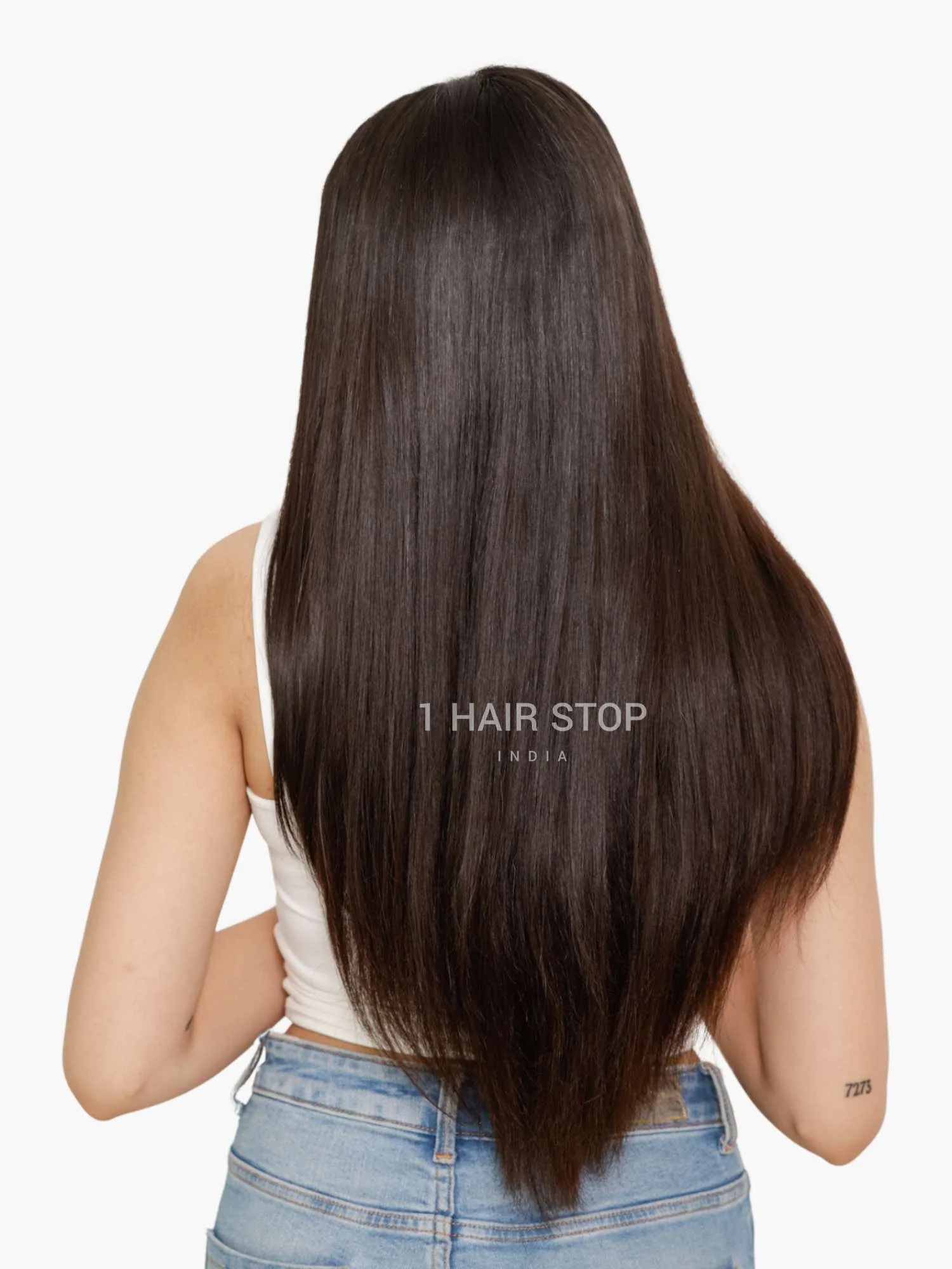 Seamless 7 Set Clip-in Extensions - Straight - Image 4